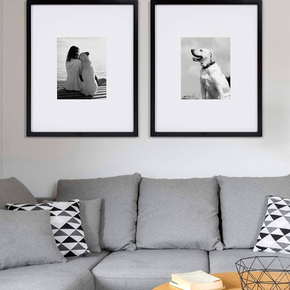 Gallery Wood Photo Frames Set Of 2 (16×20 matted to 8×10)